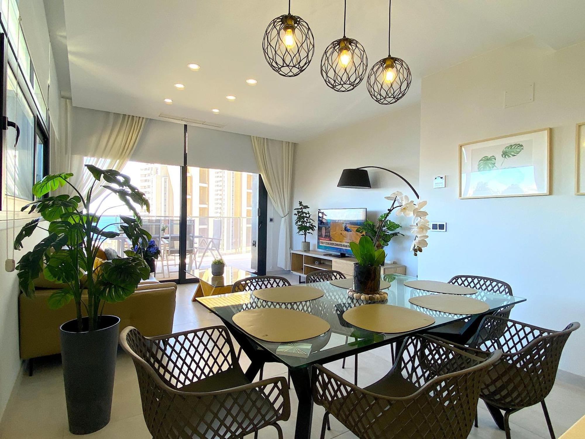 Lujoso Apartament Con Impresionantes Vistas Al Mar Benidorm Esterno foto