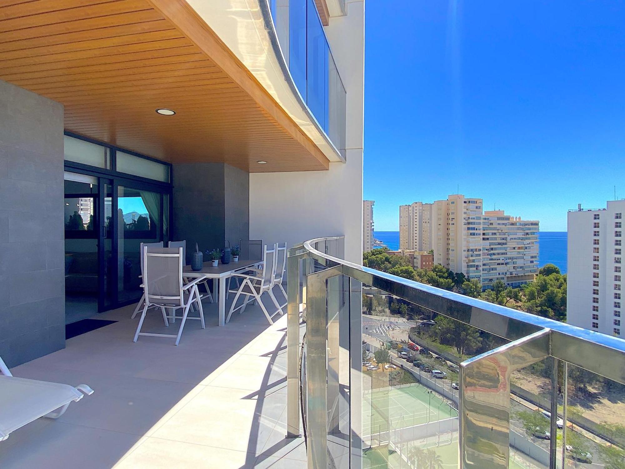 Lujoso Apartament Con Impresionantes Vistas Al Mar Benidorm Esterno foto